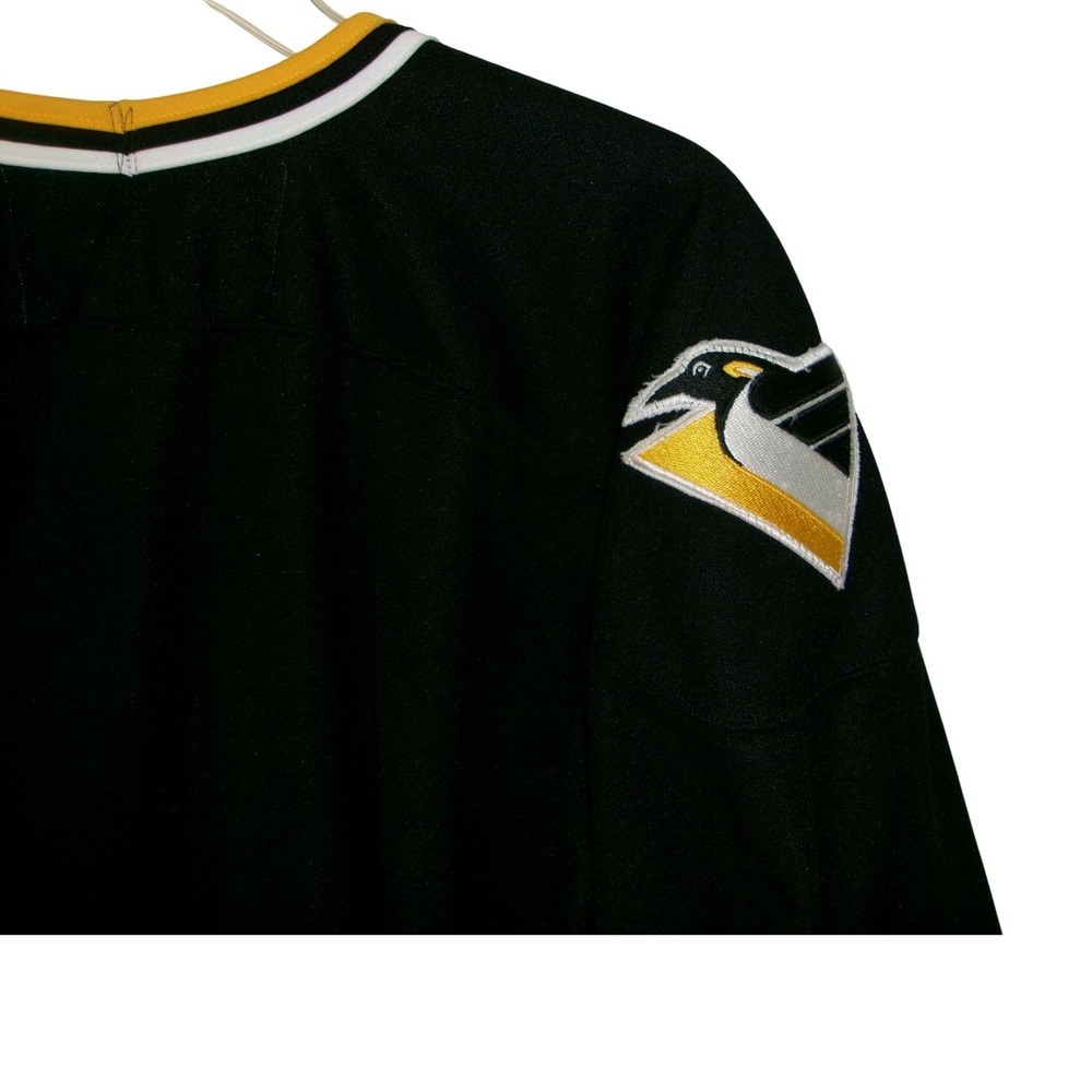 Vintage CCM NHL Pittsburgh Penguins Black Jersey Maska Men's Large - Picture 5 of 5